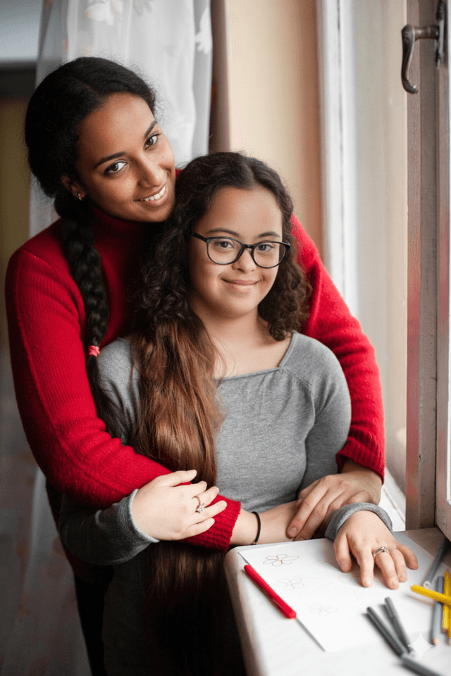 Special needs student learning at home